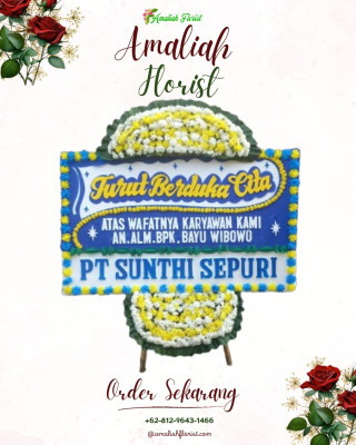 Papan Bunga Duka di Palmerah