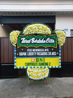 Papan Bunga Duka di Palmerah