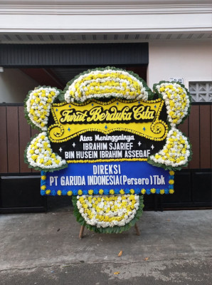 Papan Bunga Duka di Palmerah