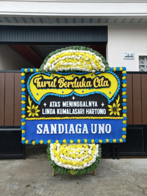 Papan Bunga Duka di Palmerah
