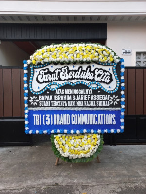 Papan Bunga Duka di Palmerah